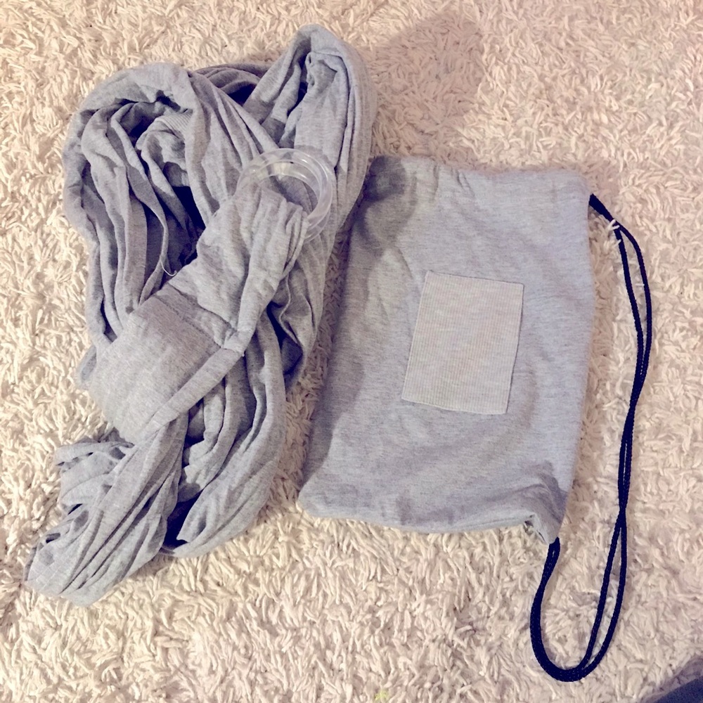 Ring sling baby carrier